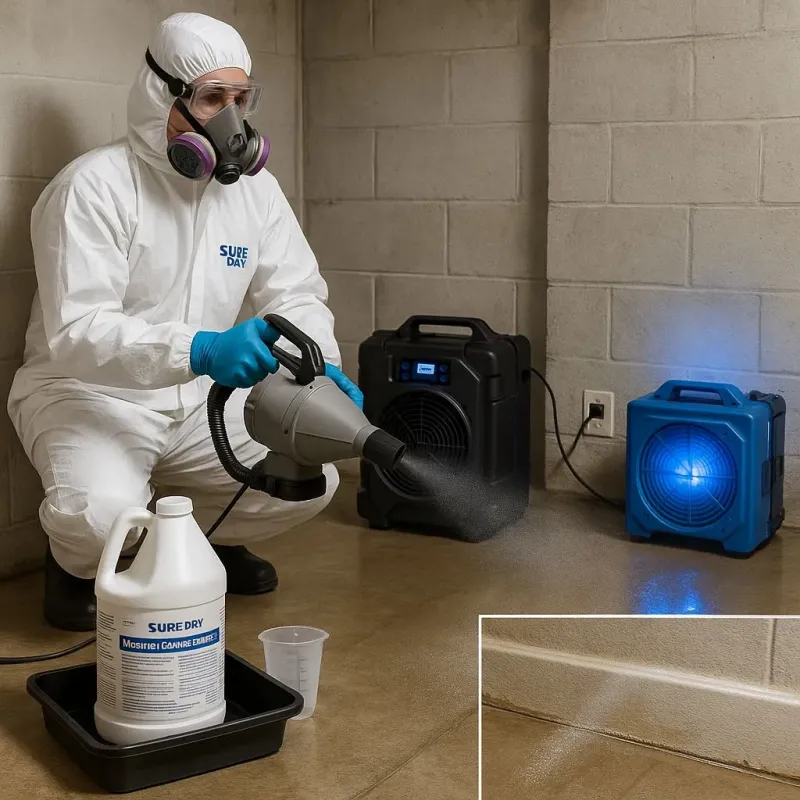 Sanitization and Odor Removal process in Hicksville, NY